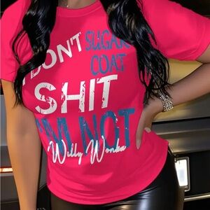 Women's Pink Graphic Tee